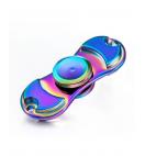 Simple Rainbow Plating Reflective Tri Fidget Hand Spinner Focus Finger Gyro EDC Toy