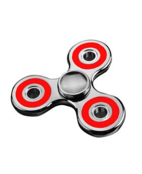Simple Silver Plating Reflective Tri Fidget Hand Spinner Focus Finger Gyro EDC Toy
