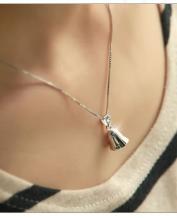 Fashion S925 Silver Bell Necklace