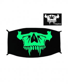 Special Green Luminous Printing Halloween Rave Mask For Ravers No.17