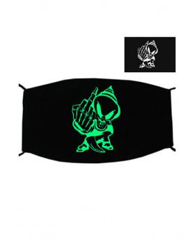 Special Green Luminous Printing Halloween Rave Mask For Ravers No.16