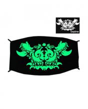 Special Green Luminous Printing Halloween Rave Mask For Ravers No.15