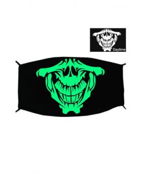 Special Green Luminous Printing Halloween Rave Mask For Ravers No.14