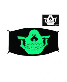 Special Green Luminous Printing Halloween Rave Mask For Ravers No.13