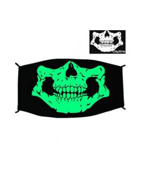 Special Green Luminous Printing Halloween Rave Mask For Ravers No.12