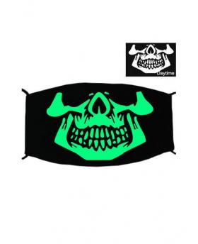 Special Green Luminous Printing Halloween Rave Mask For Ravers No.11