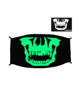 Special Green Luminous Printing Halloween Rave Mask For Ravers No.7
