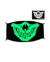 Special Green Luminous Printing Halloween Rave Mask For Ravers No.4