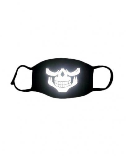 Special 3M Reflective Material Halloween Rave Mask For Ravers No.19