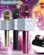 Q9 Wireless Bluetooth Condenser Microphone Mic Karaoke Player Dual Speakers