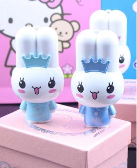 Cartoon Miffy Rabbit 5200mAh Small Portable Charger Power Bank For Cell Phone