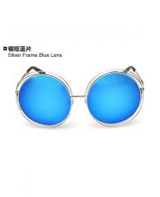 Casual Circular Sunglasses With Special Design Frame