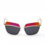 Fashion Colored Eyebrow Sunglasses 100% UV Protection
