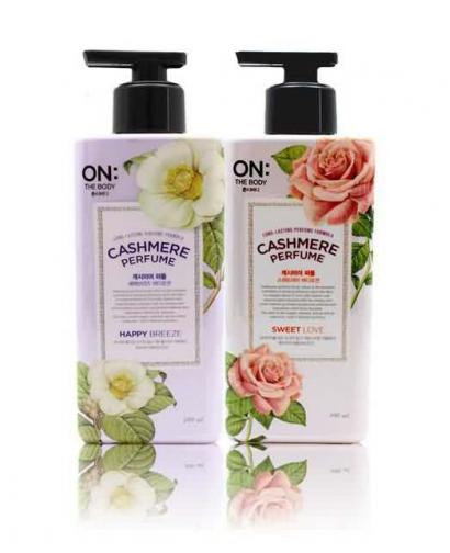 LG H&H On:the Body Cashmere Perfume Body Lotion 400ml