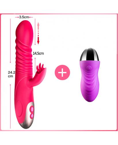 Waterproof Powerful Dildo Vibrator G-Spot Massager Sex Toys Set for Women
