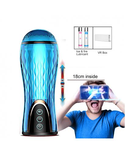 Fully Automatic Realistic Male Masturbator Pocket Pussy Vibrator Sex Toy for Men