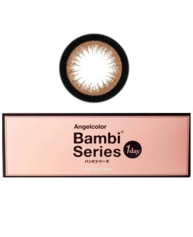 Japan Angelcolor 1day Bambi Series AquaRich Eyes Contact Lenses 30 Boxes - Almond