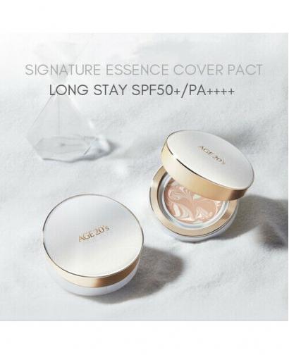 AGE 20'S ESSENCE COVER PACT Long Stay WHITE LATTE SPF50+ / PA+++ *2 Pieces