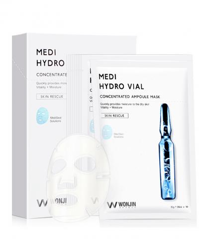 Korea WONJIN EFFECT Medi Hydro Vial Mask Concentrated Ampoule Moisturize 10 pieces