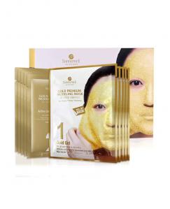 SHANGPREE Gold Premium Modeling Mask 5 pcs
