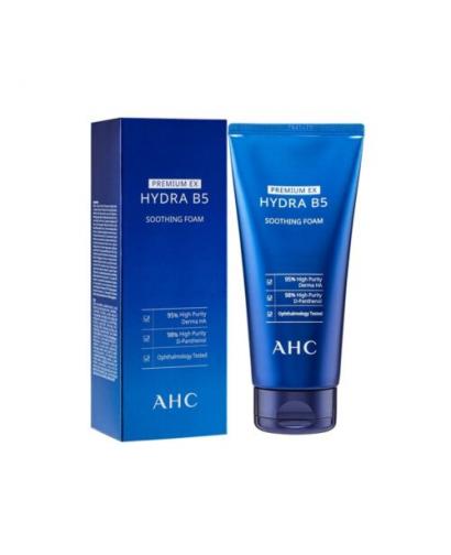 AHC Premium EX Hydra B5 Foaming Soothing Moisturizing Face Pore Cleaner 180ml
