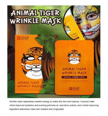 "SNP Cosmetic" Animal Mask 10ea Box Case 4 Type