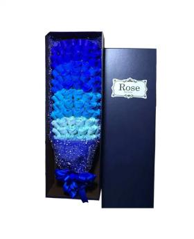 99 Stems of Blue Enchantress Soap Roses Immortal Flower