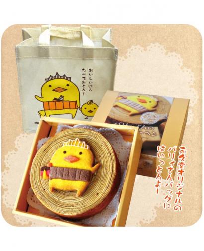 日本 Baumkuchen 新鲜小鸡年轮蛋糕可爱 贺年生日送礼
