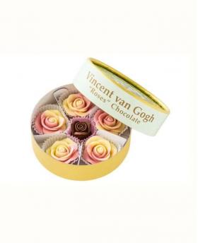 Japan Sweet Message De Rose Chocolate - ゴッホ《ばら》チョコレート GA001（6 Pieces）