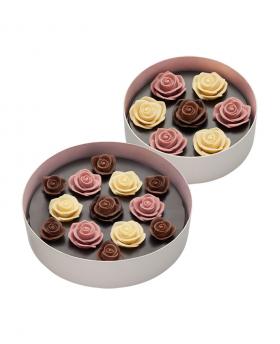 Japan Sweet Message De Rose Chocolate ソニア・ル・ブーケ　LrMr　2段 (20 Pieces 2 Tiers）