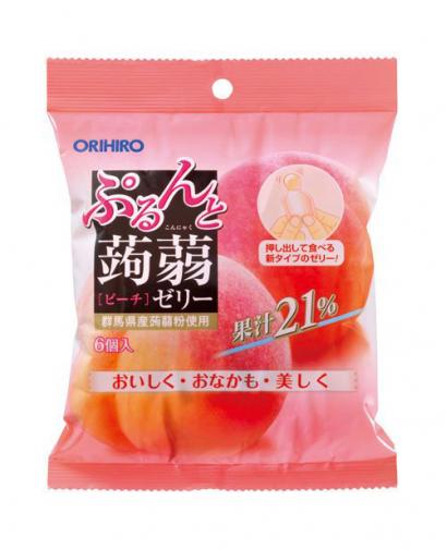 日本ORIHIRO群马县魔芋蒟蒻果冻 120克 (6个)