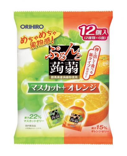 日本ORIHIRO群马县魔芋蒟蒻果冻 240克 (12个)
