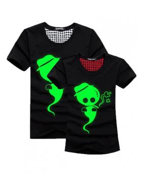 Green Fluorescence Ghost Lovers T-Shirt
