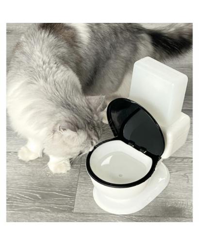 cat dog pet toilet style water dispenser