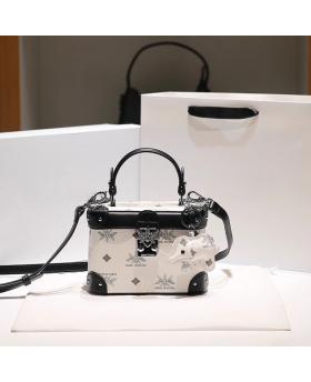 女士抽绳水桶包 – 优雅珍珠链单肩包，柔滑缎面迷你手提包，日常/派对适用