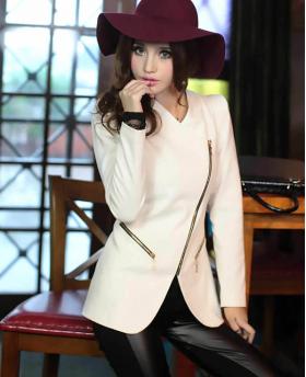 WOMEN'S EUROPEAN AND AMERICAN STYLE SLIM BLAZER