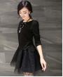 Korean Fashion Long Sleeve Top + High Waist Skirt 2 Pieces