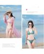 Korean sexy seaside vacation bikini split three-piece fairy swimsuit