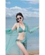 Korean sexy seaside vacation bikini split three-piece fairy swimsuit