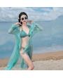 Korean sexy seaside vacation bikini split three-piece fairy swimsuit