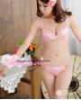 JAPAN PINK WITH WHITE DOTS BRA SETS