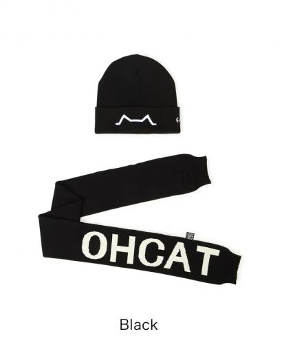 Ohcat潮猫 秋冬袖子围巾 - 黑色