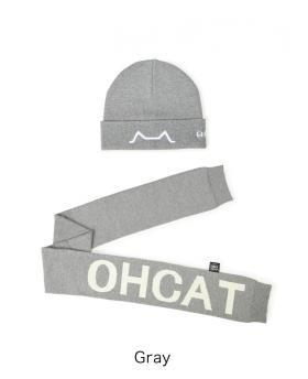 Ohcat Fashion Sleeve Style Scarf - Gray