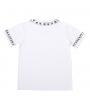 WiGi Atlantean Luxury White T-Shirt With Black Pattern
