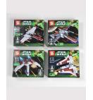 Minifigure Star Wars spaceship set series building blocks children's toys 4 types
